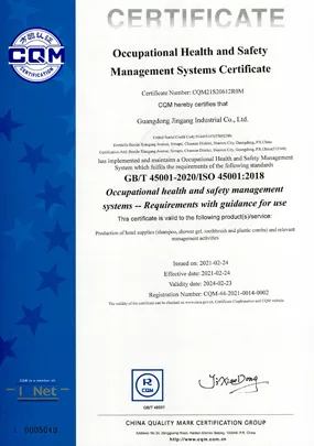 Occupational Health and Safety Management Systems Certificate