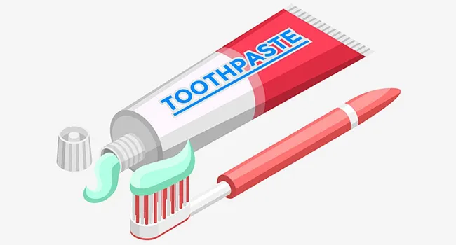 Hotel Toothbrush and Toothpaste